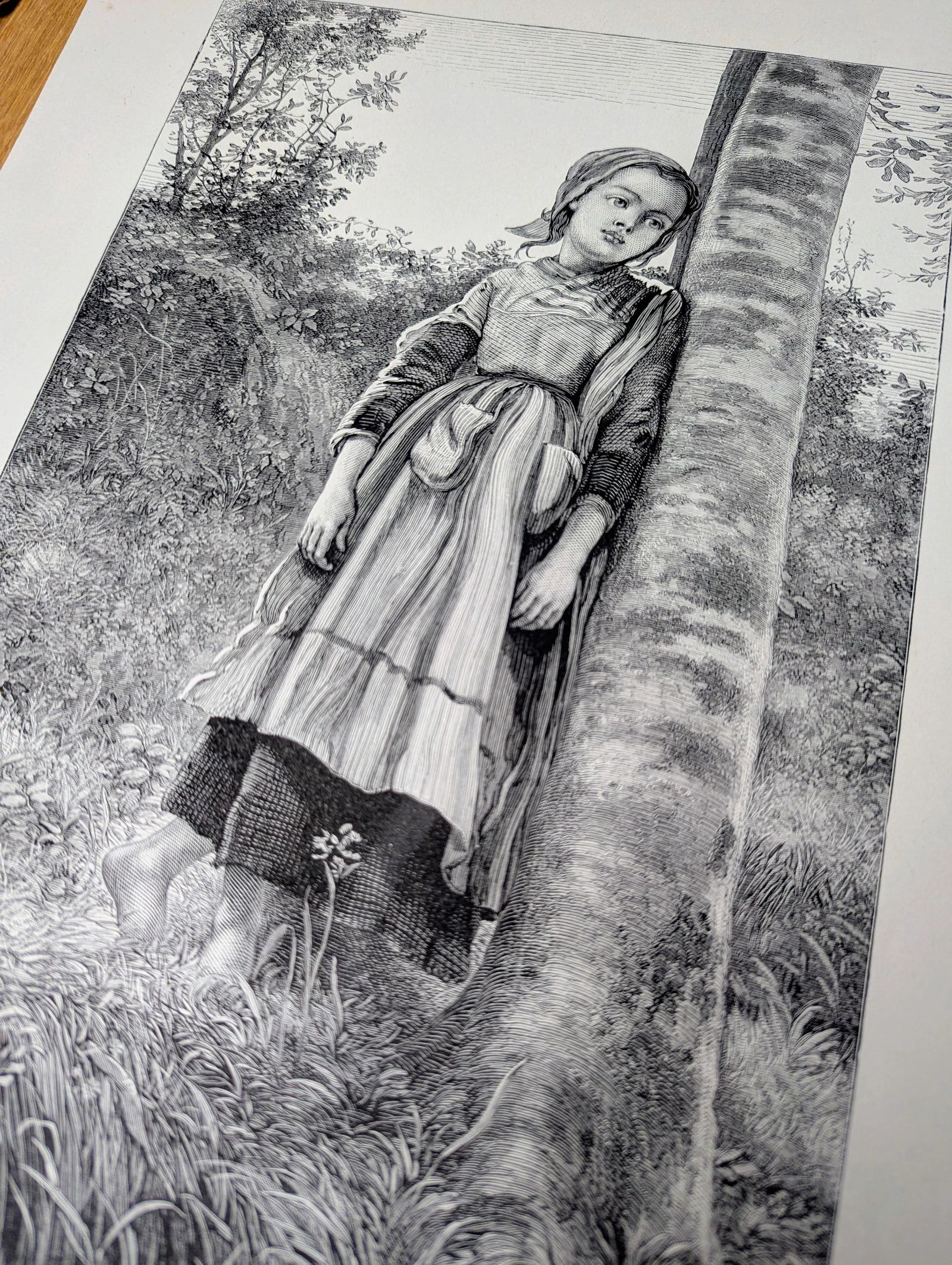 Uma manhã de primavera. Ilustração impressa em 1886. – photo 5